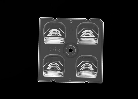4IN1 TYPE3S 88% -93% Transmittance LED Street Light Module cho kích thước 50 * 50mm với vật liệu ống kính PC