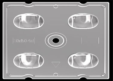 Ống kính đường phố LED 2x2 Array Ống nhòm 50 * 150 Góc với Cree XTE LED