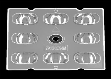 Không đối xứng CREE XTE Multi LED Lens 8 trong 1 Reflector Kits Đối với đèn LED Sreet