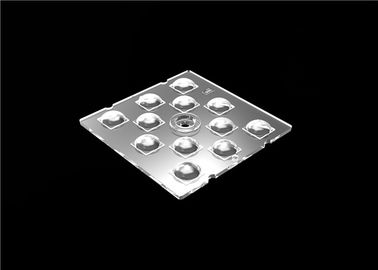 Chất liệu trong suốt PMMA Ống kính LED, Ống kính Láng LED vuông L50 * W50mm Kích thước