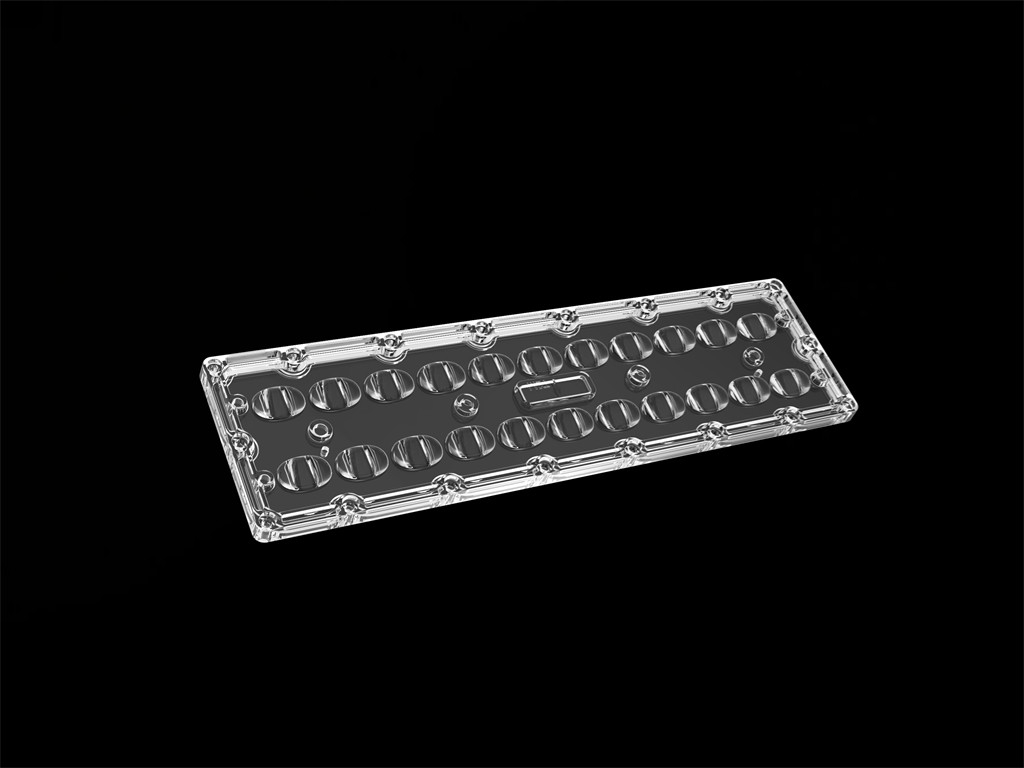 Ống kính đèn đường LED TYPEII-M SMD7070 22IN1 Ống kính LED công suất cao 80 * 150 độ