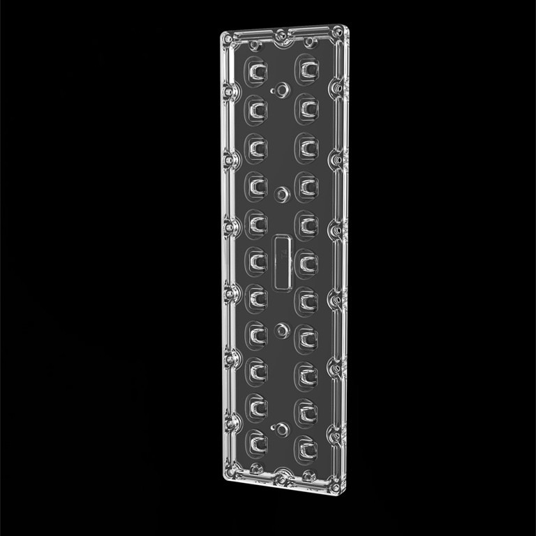 Ống kính đèn đường LED hình chữ nhật Ống kính LED công suất cao SMD7070 22IN1 TYPE4S