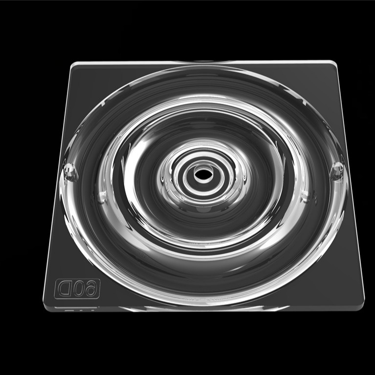 SMD 2835 PC 60 Degree 2 Ring LED Street Light Lens Với Phân phối ánh sáng xuất sắc