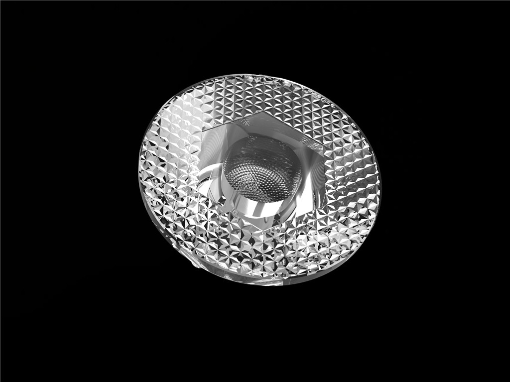 35 * 23.3mm IP66 ống kính PMMA LED chống nước cho phân phối ánh sáng đồng nhất