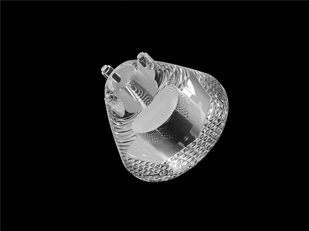 35 * 23.3mm IP66 ống kính PMMA LED chống nước cho phân phối ánh sáng đồng nhất