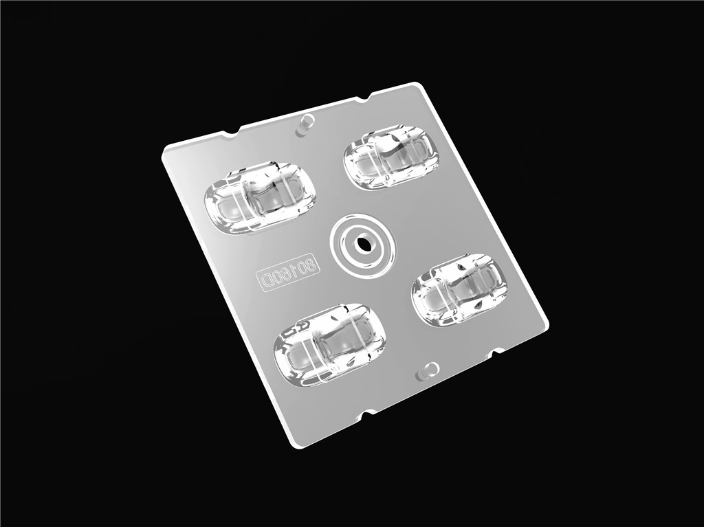 4IN1 50 * 50mm 80 * 160 độ Lens Beam Angle LED Street Lighting Module cho ánh sáng đô thị