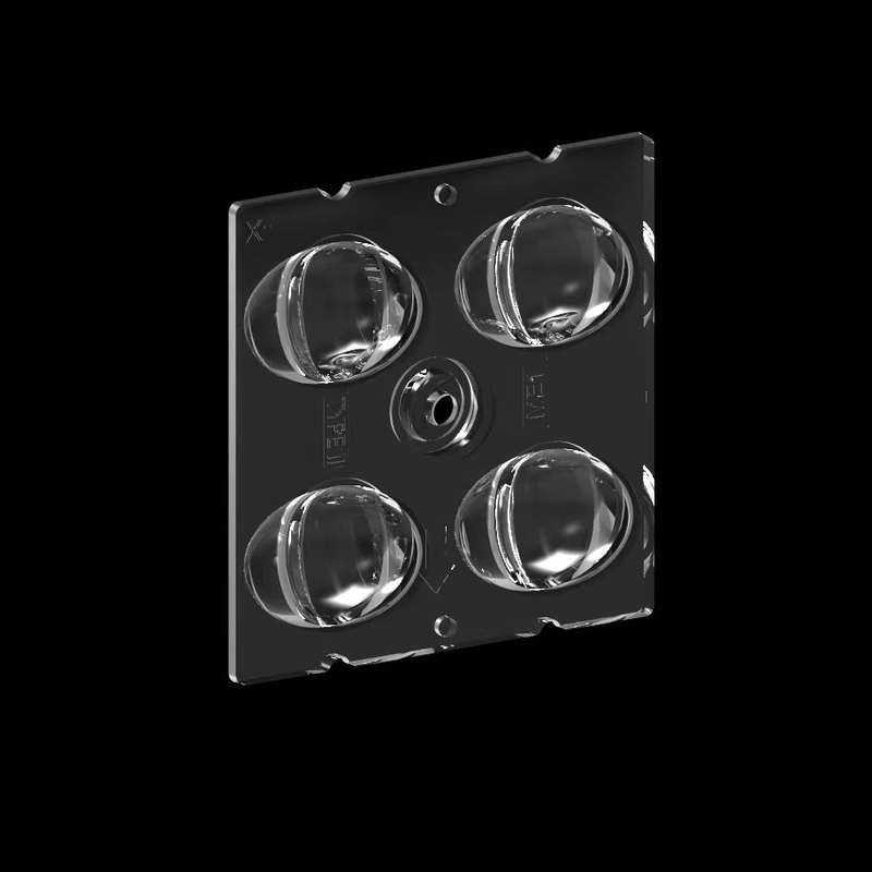 Mô-đun đèn đường LED truyền thông cao 50 * 50mm với loại ống kính 4IN1TYPEII,ME1 và chip LED SMD5050