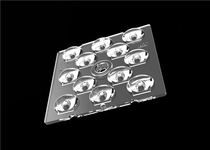 Ống kính LED Cree TRUE trong suốt TYPE3 Bảng mạch L50 * W50mm Kích thước Transmitter Thiết bị quang học