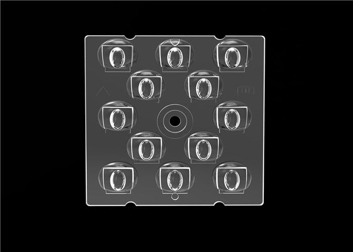Vật liệu PC LED Đường phố nhẹ Module Lens 80 * 150 Bằng cấp Với Osram SMD Chip