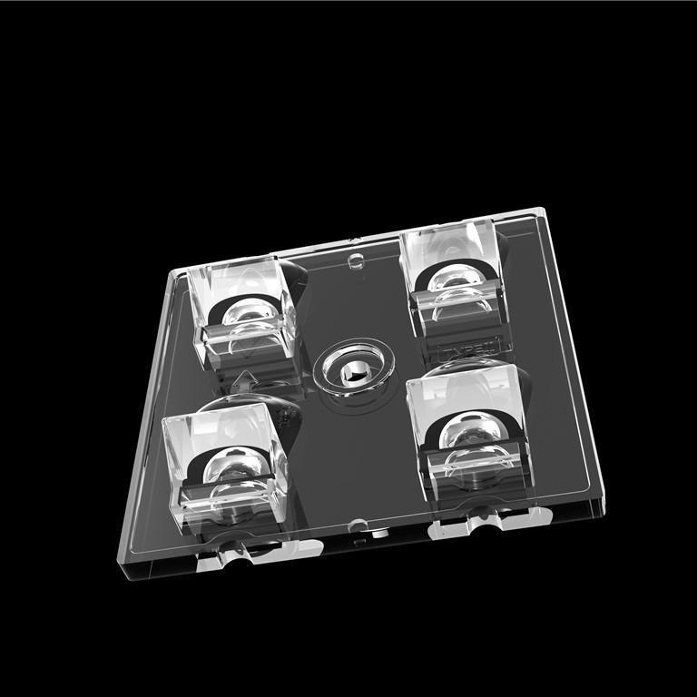 2 * 2 5050LED Chips hiệu suất cao LED Đèn chiếu sáng sân vận động Kính cho sân thể thao / Ánh sáng vuông / Đèn đường hầm