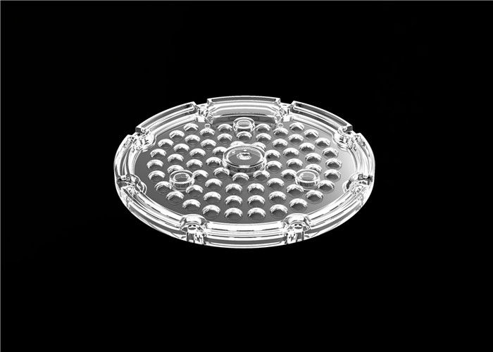 Clear PC High Power LED Lens, 64 LED Reflectors Quang học IP65 Đối với Highbay Light tròn