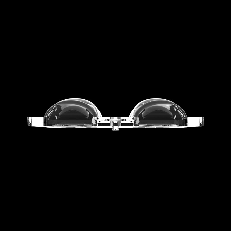 Polarized 60Degree 2 * 2 Multi-Lens High Transmittance 50 * 50mm Cho đèn LED Track And Field Stadium Lighting