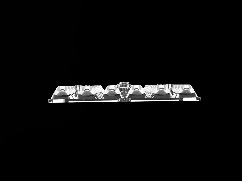 54IN1 30 độ ánh sáng ngoài trời 3030 LED ống kính PC Led quang học cho sân vận động ánh sáng / pitch đèn L144 * W94mm