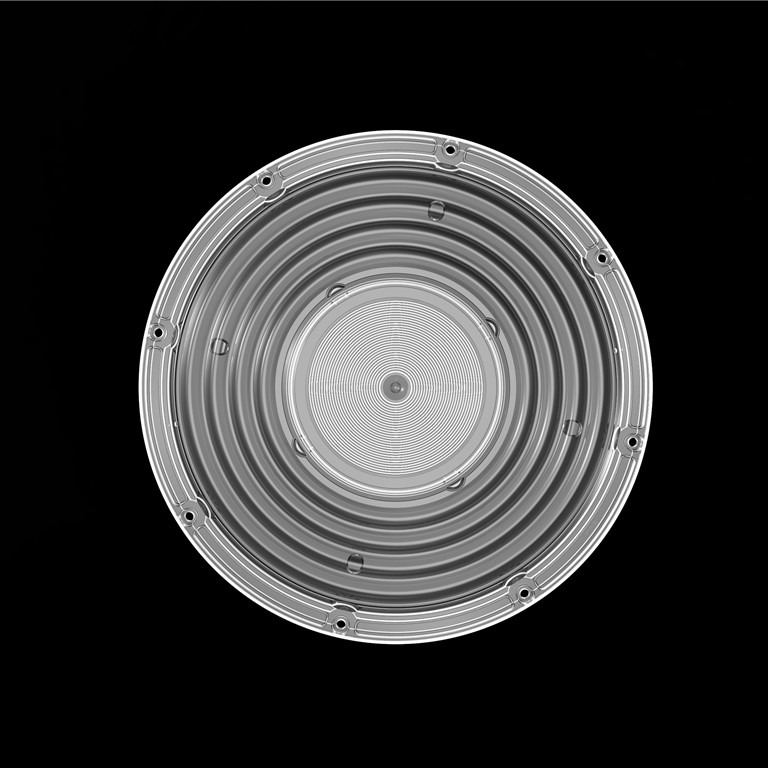 150W UFO LED High Bay Light Lens AC Type 206mm / 90 Degree 2835/ 3030 LED PC Optics Lens