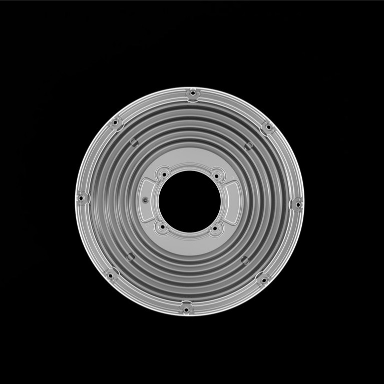 206mm Diameter Round Module Lens for High Bay Light UFO Lens 90 Degree φ206mm PC LED Lens