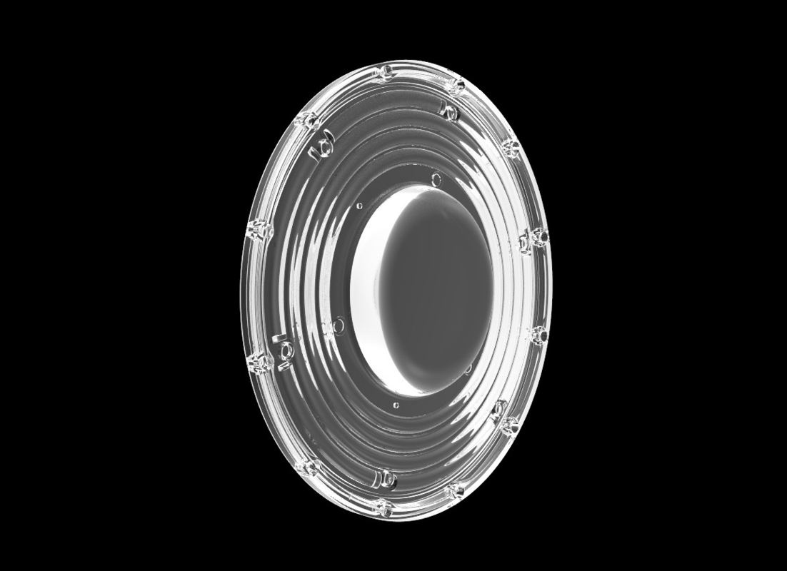 200W φ265mm SMD3030 PC Led UFO Bay Light With 90Degree Beam Angle IP66 Mức độ bảo vệ