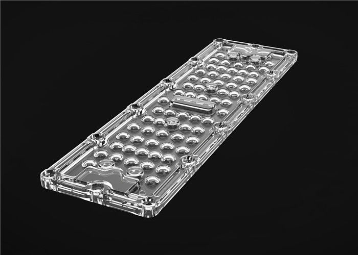 PMMA Vật liệu Quang học RGB LED Lens Với Góc Góc 90 ° Đối với Đèn LED Tunnel
