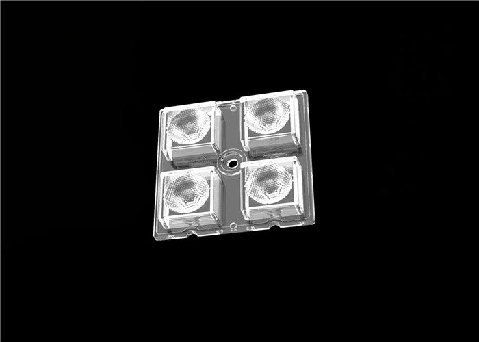 3535/5050 Ống kính LED 4 Trong 1 Ống ngắm Lũ với Chiều Beam 25 độ