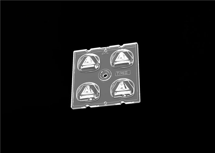 Ống kính Ống kính Đường phố LED 2x2 PC 50 * 50mm Kích thước cho Chiếu sáng Dải rộng
