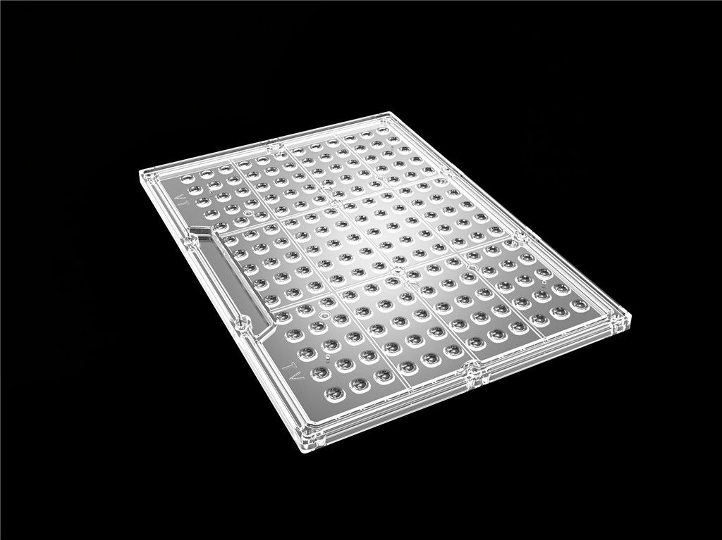 180 Trong 1 Ống kính quang học LED được chứng nhận cho đèn Bay cao 90 độ