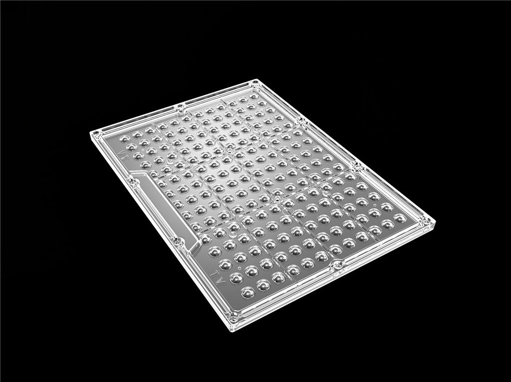 180 Trong 1 Ống kính quang học LED được chứng nhận cho đèn Bay cao 90 độ