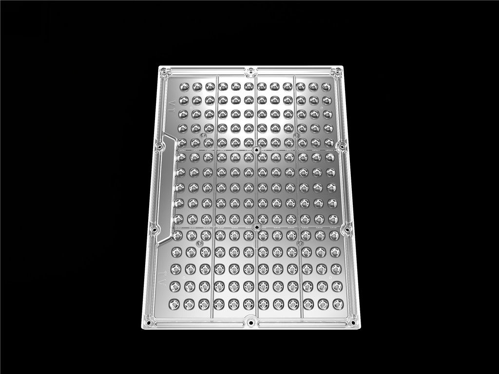 180 Trong 1 Ống kính quang học LED được chứng nhận cho đèn Bay cao 90 độ