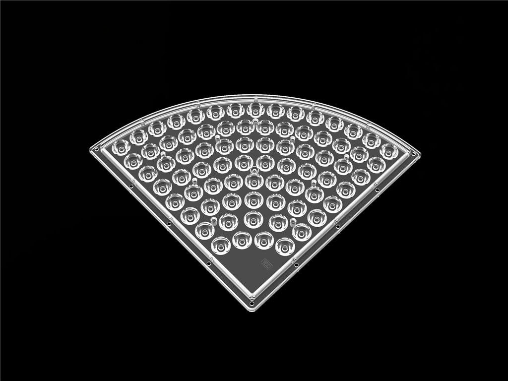 Hình dạng đặc biệt LED Reflector Lens / LED Dải Lens D235 * H9.4mm Chất liệu PC
