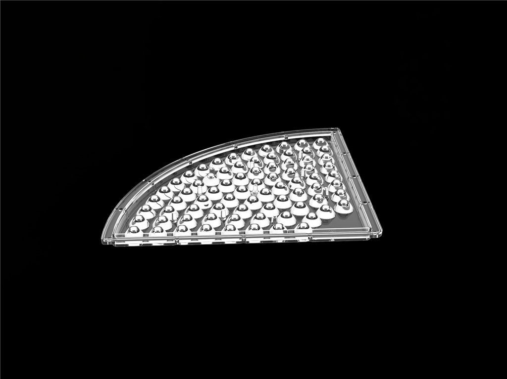 Hình dạng đặc biệt LED Reflector Lens / LED Dải Lens D235 * H9.4mm Chất liệu PC