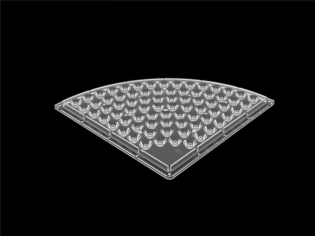 Hình dạng đặc biệt LED Reflector Lens / LED Dải Lens D235 * H9.4mm Chất liệu PC