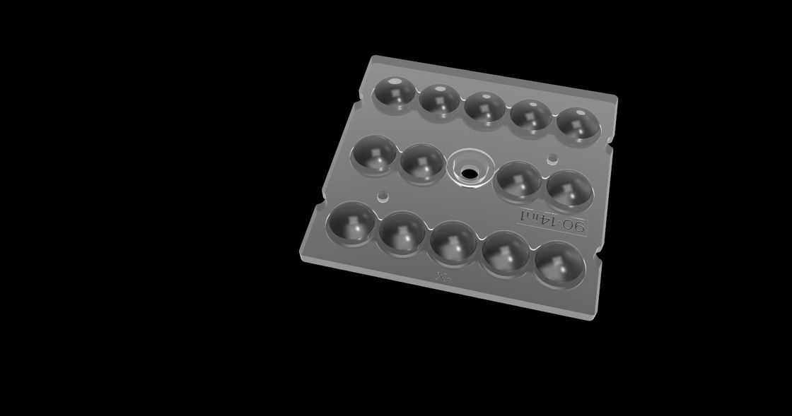 14 Trong 1 PMMA Quang cho Ánh sáng LED, 90 Bằng Cấp LED Lens Array Đối với Ánh sáng đường hầm