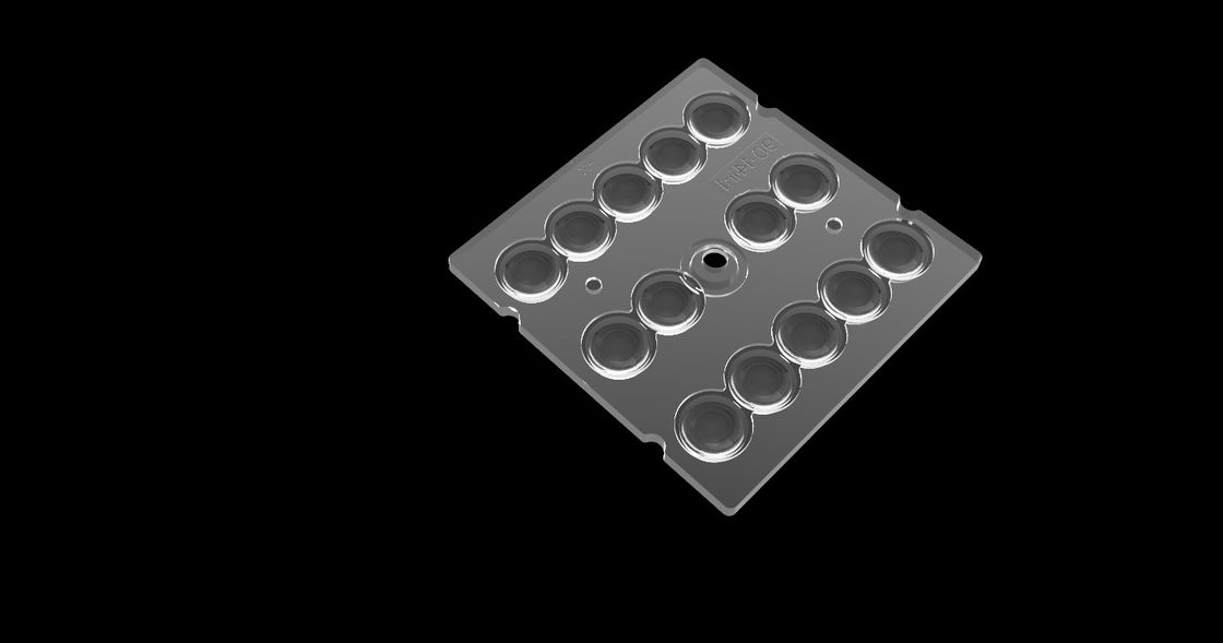 14 Trong 1 PMMA Quang cho Ánh sáng LED, 90 Bằng Cấp LED Lens Array Đối với Ánh sáng đường hầm